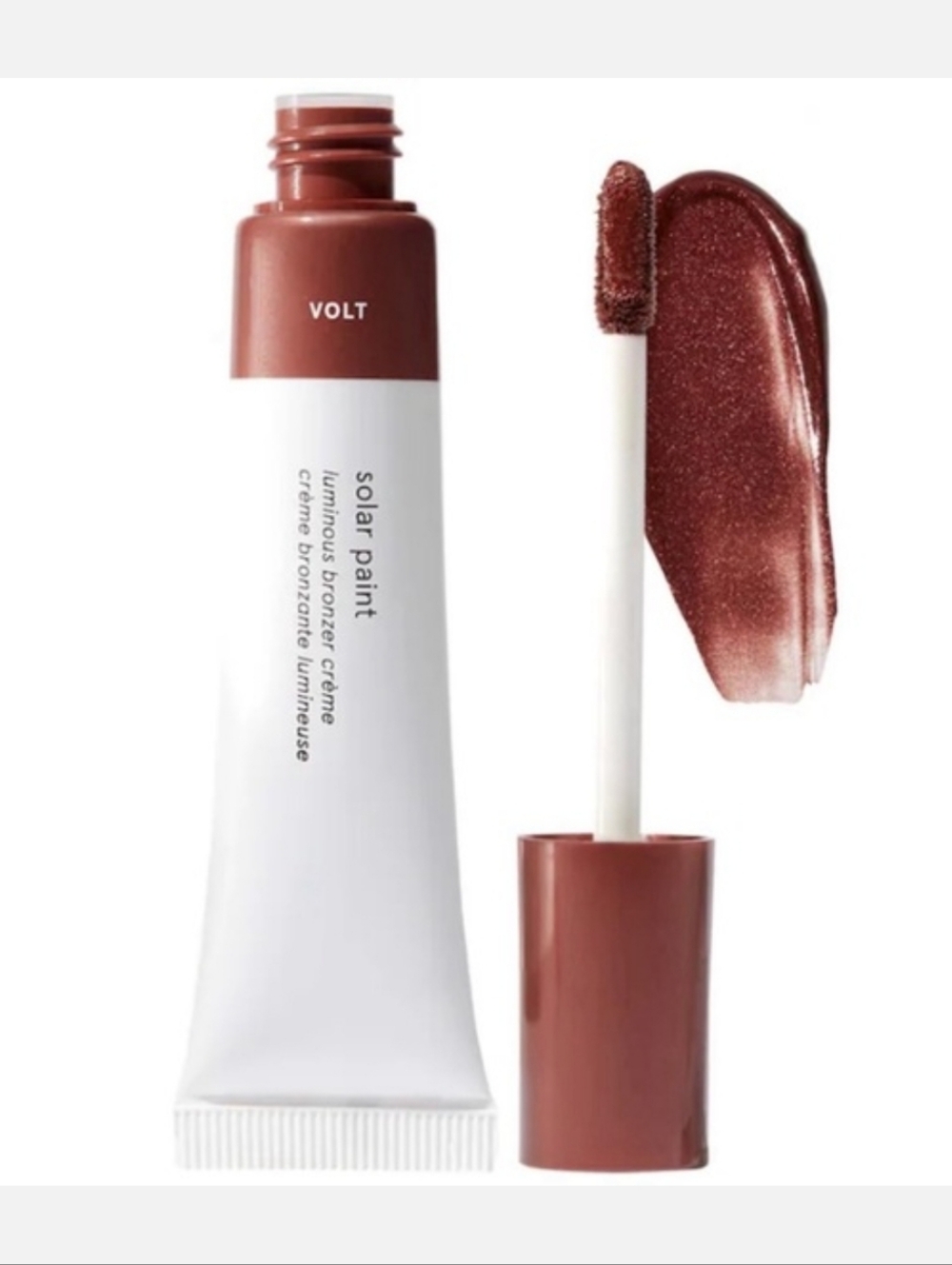 NIB Glossier Solar Paint Luminous Bronzer Cream in Volt Full Size - Picture 2 of 10